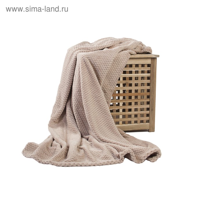 Плед Elegance, размер 180х200 см, цвет бежевый, микрофибра
Плед Elegance, размер 180х200 см, цвет бежевый, микрофибра