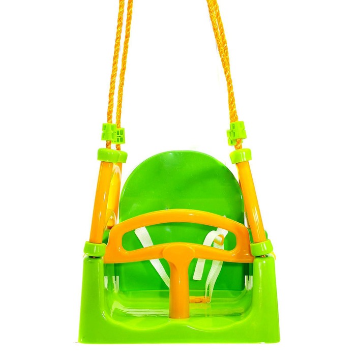Качели детские, подвесные, цвет зелёный 
Качели детские, подвесные, цвет зелёный