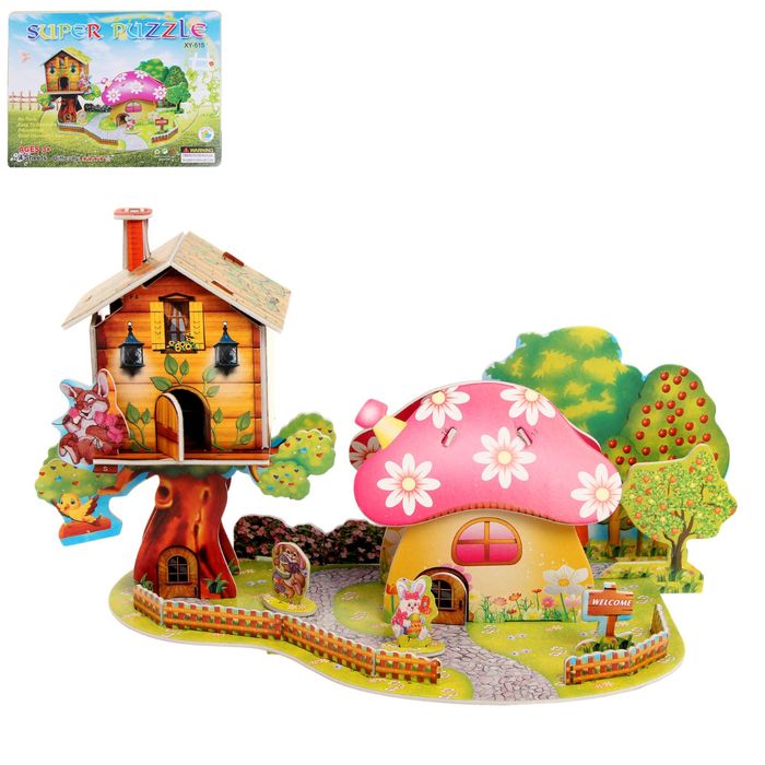 фото Конструктор 3d «сказочный замок»