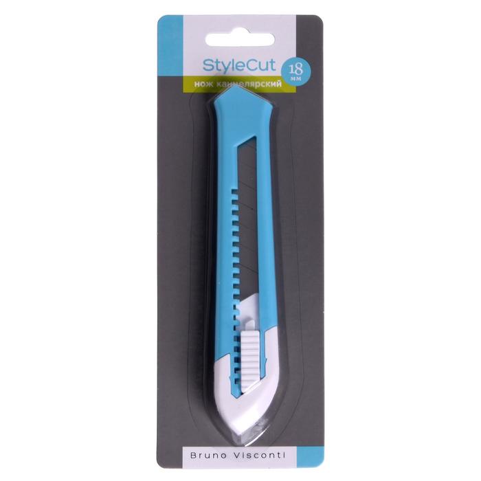 Нож канцелярский 18 мм, пластиковый корпус, вид 2
Нож канцелярский 18 мм, пластиковый корпус, вид 2