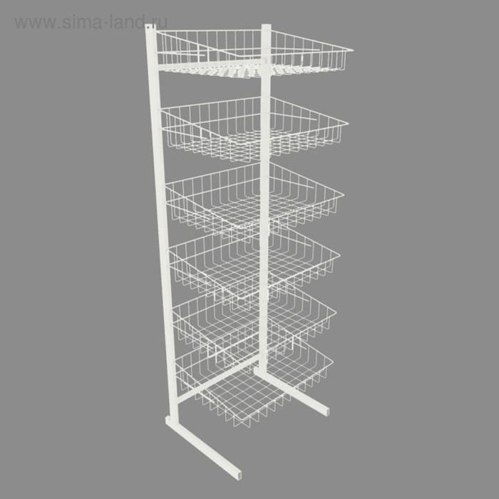 фото Стойка прикассовая 1800*400*350 6 корзин