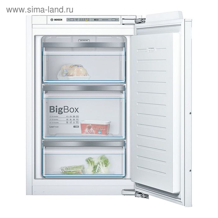 Холодильник Bosch GIV11AF20R, встраиваемый, однокамерный, класс А++, 72 л, белый