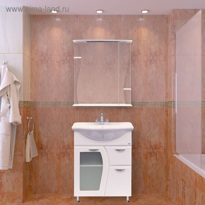 Тумба с раковиной «Дрея 65», 1 ящик
Тумба с раковиной «Дрея 65», 1 ящик