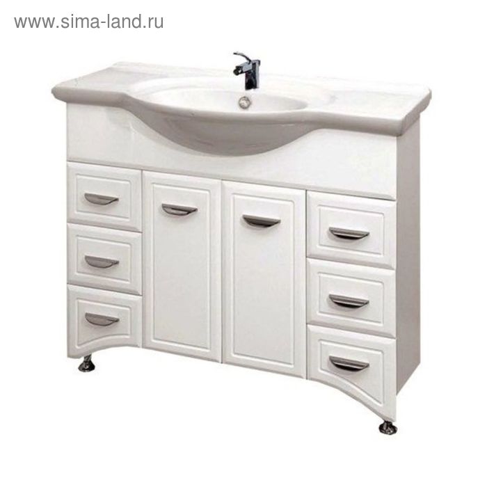 Тумба с раковиной «Дрея 105», 6 ящиков
Тумба с раковиной «Дрея 105», 6 ящиков