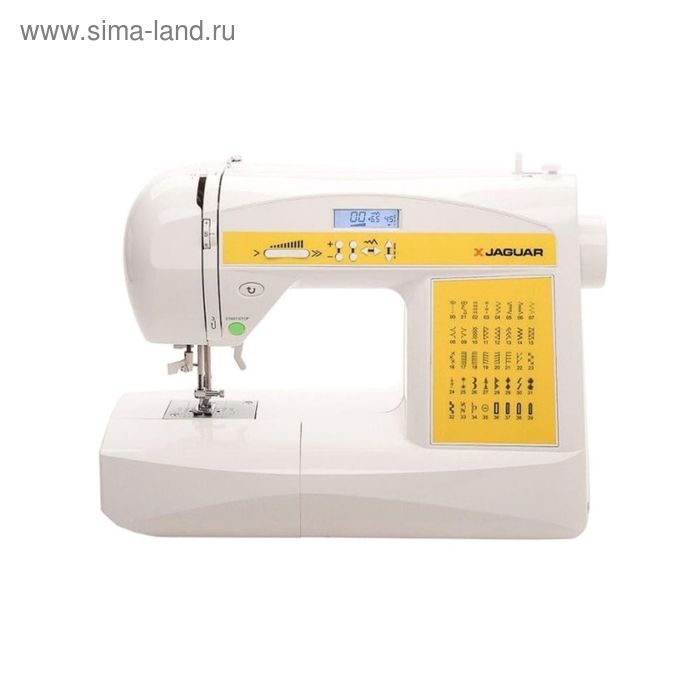 Швейная машина Jaguar 590, 39 операций, макси-узоры, дисплей, белая
Швейная машина Jaguar 590, 39 операций, макси-узоры, дисплей, белая