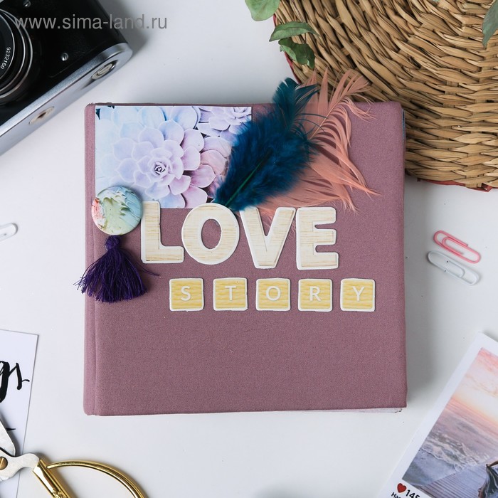 Фотоальбом Love story, набор для создания, 15.7 × 15.7 × 2.5 см
Фотоальбом Love story, набор для создания, 15.7 × 15.7 × 2.5 см