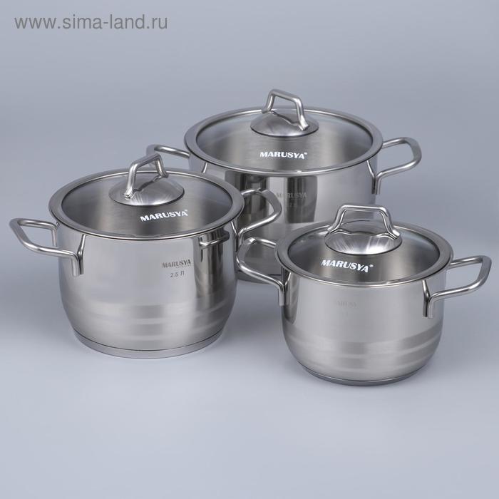 Набор кастрюль «Классика», 6 предметов: 1,5 л, 2,5 л, 3,2 л, стеклянная крышка
Набор кастрюль «Классика», 6 предметов: 1,5 л, 2,5 л, 3,2 л, стеклянная крышка