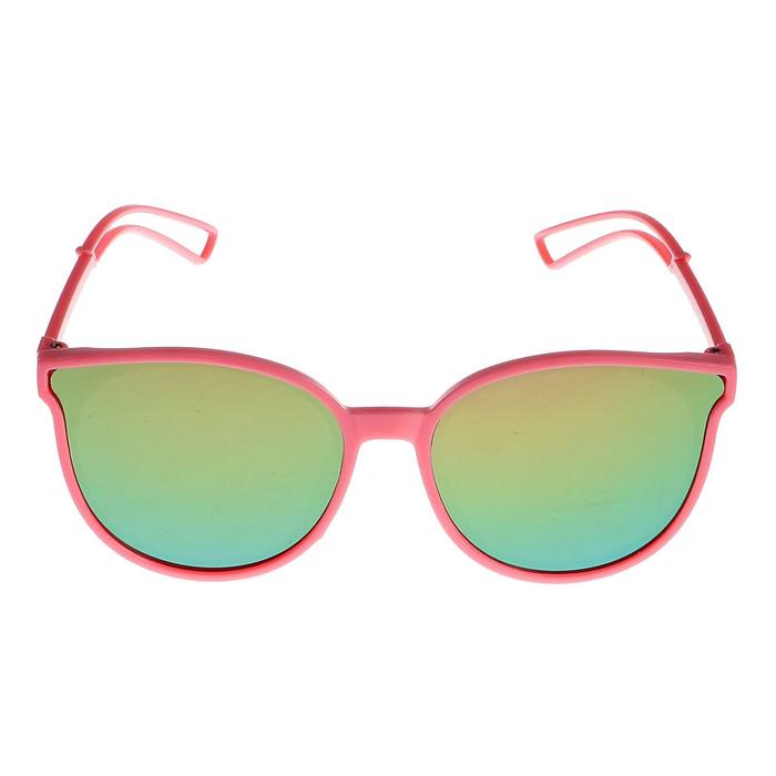 фото Очки солнцезащитные детские "clubmaster", дужки с прорезями, микс, 13 × 12.5 × 5.5 см