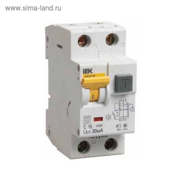 Выключатель авт. диф. тока IEK MAD22-5-025-B-10, 1п+N, 2мод., B25А, 10мА,тип A,6кА,АВДТ-32
Выключатель авт. диф. тока IEK MAD22-5-025-B-10, 1п+N, 2мод., B25А, 10мА,тип A,6кА,АВДТ-32
