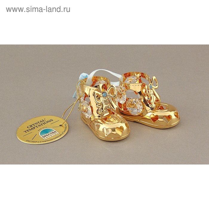 Сувенир Пара пинеток с голубой лентой и 8 хрусталиками U-3642/B 9*6*4,5см
Сувенир Пара пинеток с голубой лентой и 8 хрусталиками U-3642/B 9*6*4,5см