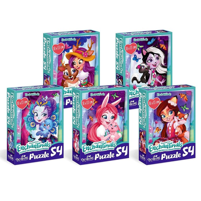 Пазл «Энчантималс. Лесные подружки», 54 элемента, МИКС
Пазл «Энчантималс. Лесные подружки», 54 элемента, МИКС