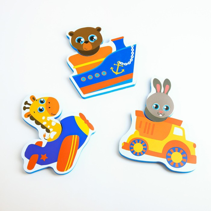 Набор для игры в ванной «Транспорт, Африка», виды МИКС ( пазл 6 элементов) 
Набор для игры в ванной «Транспорт, Африка», виды МИКС ( пазл 6 элементов)