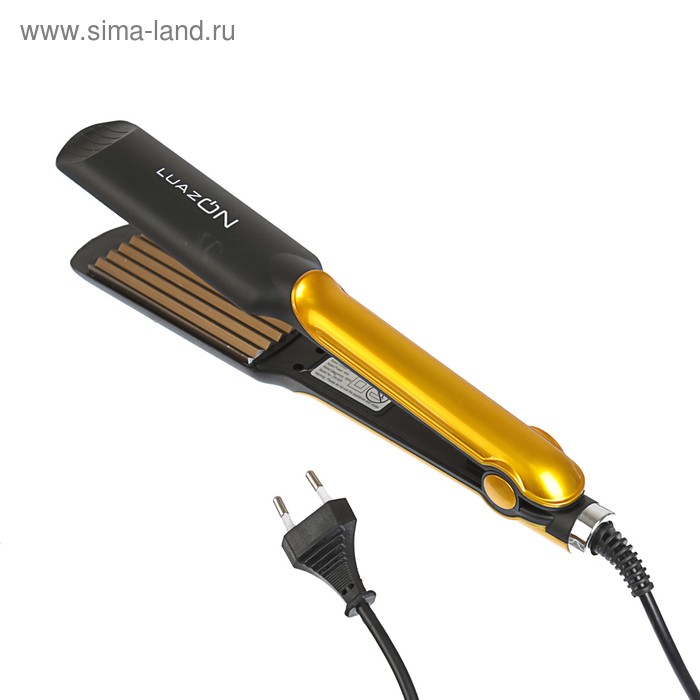 Щипцы-гофре LuazON LW-19, 40 Вт, алюминиевое покрытие, 100 х40 мм, 220 °C, желтые
Щипцы-гофре LuazON LW-19, 40 Вт, алюминиевое покрытие, 100 х40 мм, 220 °C, желтые