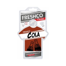 Ароматизатор подвесной майка "Freshco Classic", кола
Ароматизатор подвесной майка "Freshco Classic", кола
