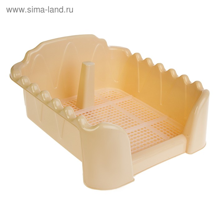 Туалет "Риф" со столбиком, для собак, 40 х 40 см, бежевый
Туалет "Риф" со столбиком, для собак, 40 х 40 см, бежевый