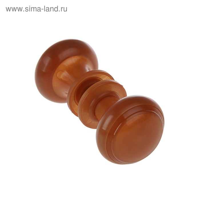 Ручка дверная пластмассовая, d=70, цвет темное дерево
Ручка дверная пластмассовая, d=70, цвет темное дерево