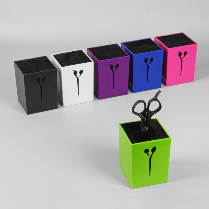 Подставка для парикмахерских ножниц, 10,5 × 8 см, цвет МИКС
Подставка для парикмахерских ножниц, 10,5 × 8 см, цвет МИКС