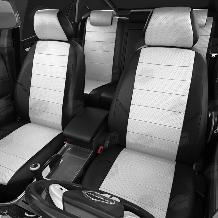 Авточехлы для Skoda Kodiaq с 2016-2022 г., джип, перфорация, экокожа, цвет белый, чёрный
Авточехлы для Skoda Kodiaq с 2016-2022 г., джип, перфорация, экокожа, цвет белый, чёрный