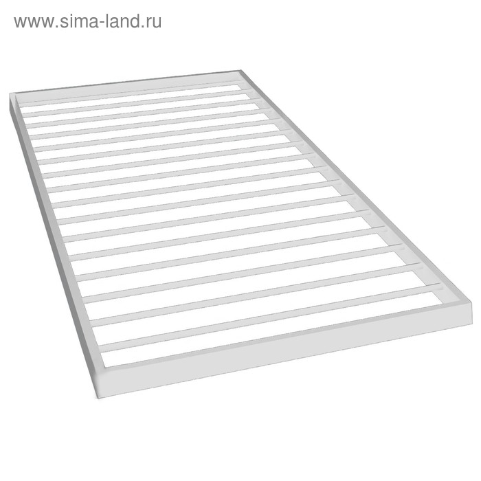 фото Кровать «хостел», 900 × 2000 мм, металл, цвет белый