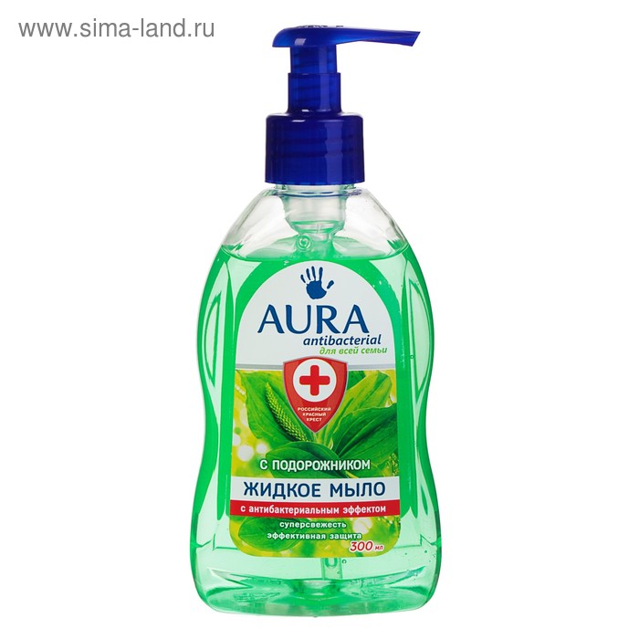 Жидкое мыло AURA для всей семьи, с антибактериальным эффектом, 300 мл
Жидкое мыло AURA для всей семьи, с антибактериальным эффектом, 300 мл