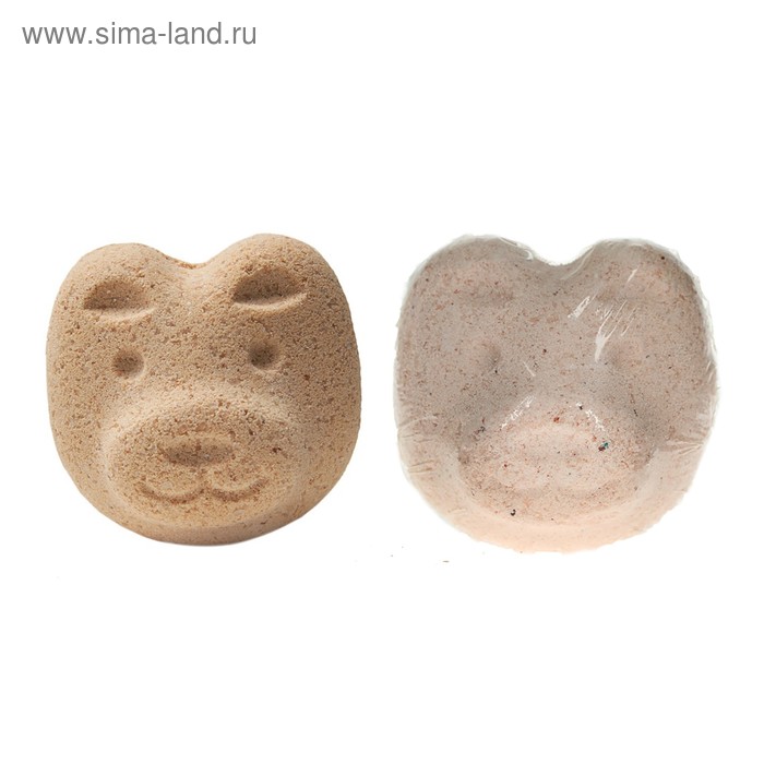 Бомбочка для ванн «Мишка», 60 г
Бомбочка для ванн «Мишка», 60 г