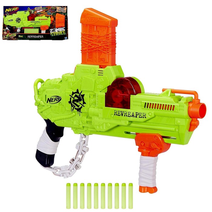 Бластер «Нёрф Зомби Реврипер»
Бластер «Нёрф Зомби Реврипер»