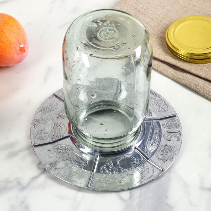 Стерилизатор для банок, литой алюминий, d-20 см 
Стерилизатор для банок, литой алюминий, d-20 см