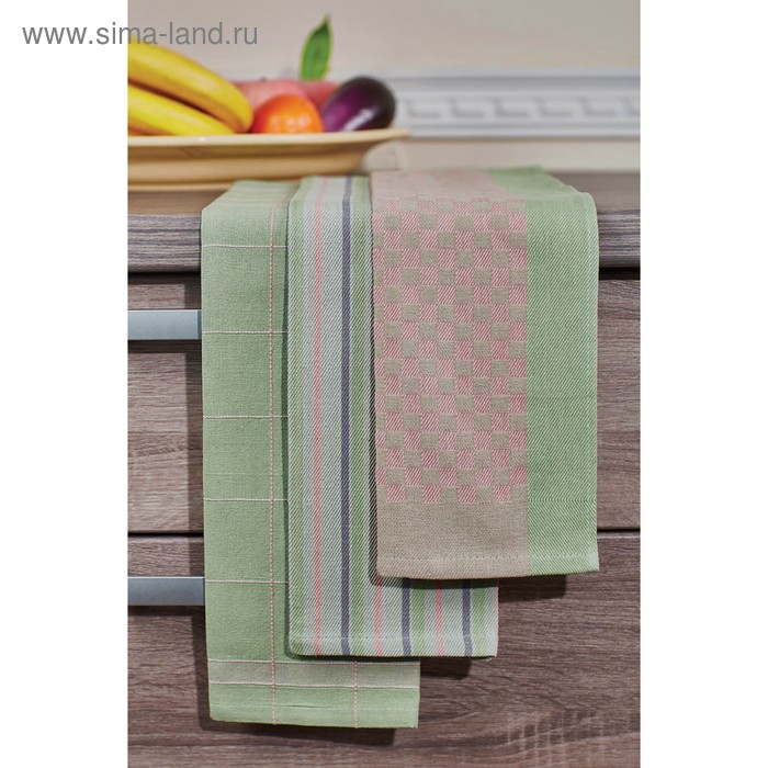 Набор полотенец, размер 40 × 60 см - 3 шт, зелёный
Набор полотенец, размер 40 × 60 см - 3 шт, зелёный
