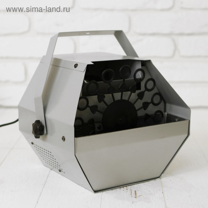 Генератор мыльных пузырей, на пульте, 220 В, 16 колец
Генератор мыльных пузырей, на пульте, 220 В, 16 колец