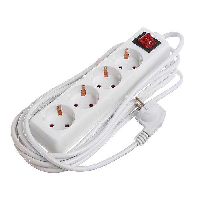 Удлинитель Luazon Lighting, 4 розетки, 5 м, 6 А, 1300 Вт, 3х0.75 мм2, с з/к, с выкл., Б
Удлинитель Luazon Lighting, 4 розетки, 5 м, 6 А, 1300 Вт, 3х0.75 мм2, с з/к, с выкл., Б
