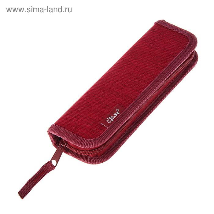 Пенал 1 секция, 60 х 190 мм, ткань, «Кроха», бордовый
Пенал 1 секция, 60 х 190 мм, ткань, «Кроха», бордовый