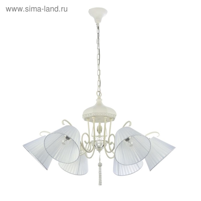 Люстра Cella 6x40Вт E14 белый 83x83x49см
Люстра Cella 6x40Вт E14 белый 83x83x49см