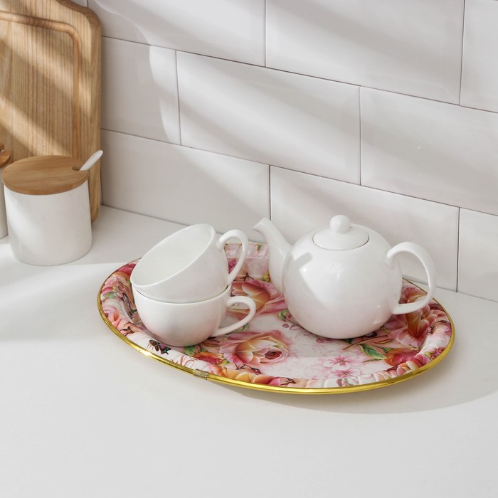 Поднос пластиковый «Ассорти», 34,5×24,5 см, цвет МИКС 
Поднос пластиковый «Ассорти», 34,5×24,5 см, цвет МИКС