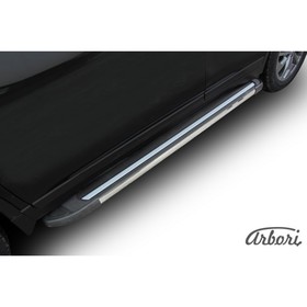 Защита штатных порогов алюминиевый профиль Arbori "Luxe Black" 1700 черная Nissan X-TRAIL 2015-
Защита штатных порогов алюминиевый профиль Arbori "Luxe Black" 1700 черная Nissan X-TRAIL 2015-