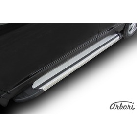 Защита штатных порогов алюминиевый профиль Arbori "Luxe Silver" 1700 серебристая Nissan X-TRAIL 2015-
Защита штатных порогов алюминиевый профиль Arbori "Luxe Silver" 1700 серебристая Nissan X-TRAIL 2015-