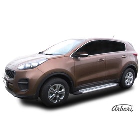 Защита штатных порогов алюминиевый профиль Arbori "Standart Silver" 1700 серебристая Kia SPORTAGE 2016-
Защита штатных порогов алюминиевый профиль Arbori "Standart Silver" 1700 серебристая Kia SPORTAGE 2016-