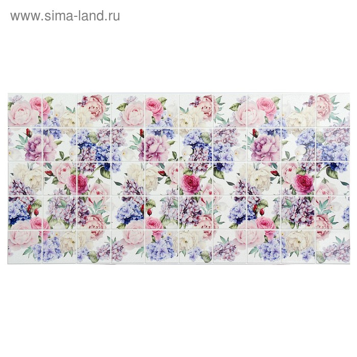 Панель ПВХ Плитка Гортензия 964х484 мм
Панель ПВХ Плитка Гортензия 964х484 мм