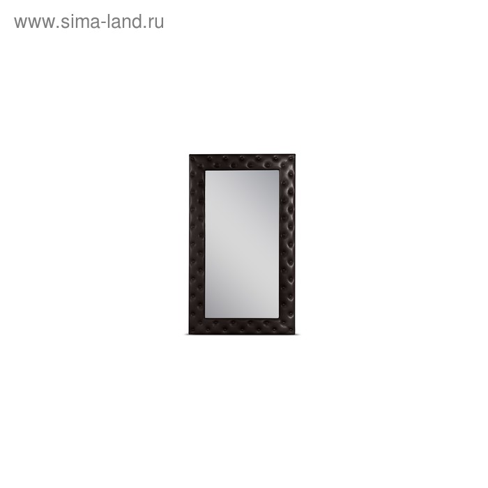 фото Зеркало «алеро» большое, 100,5 х 170,5 см, экокожа, цвет коричневый архитектория