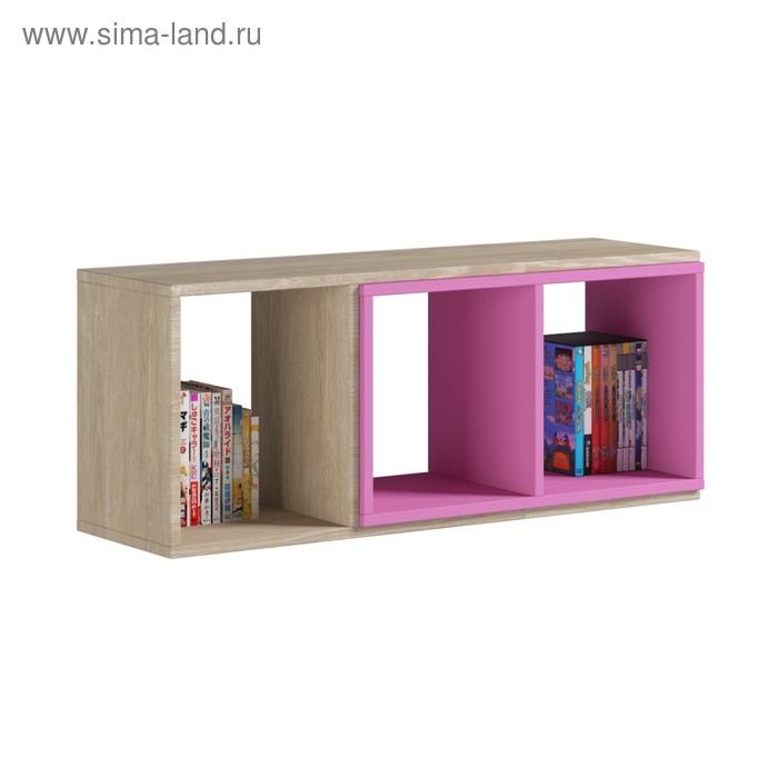 Полка навесная трансформер Формула 900-1200х270х370 Дуб сонома/Розовый
Полка навесная трансформер Формула 900-1200х270х370 Дуб сонома/Розовый