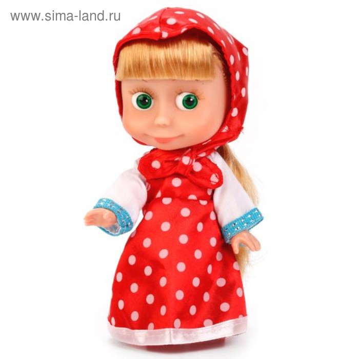 фото Кукла «маша», в платье в горох, звуковые функции, 15 см карапуз