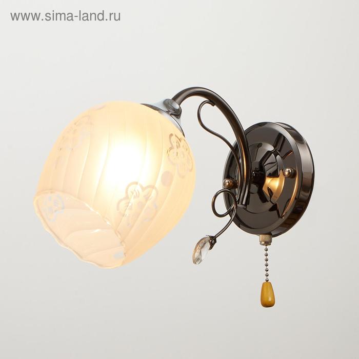 фото Бра "констенза", 1x40вт e27, цвет хром 20x30x15см verner lighting