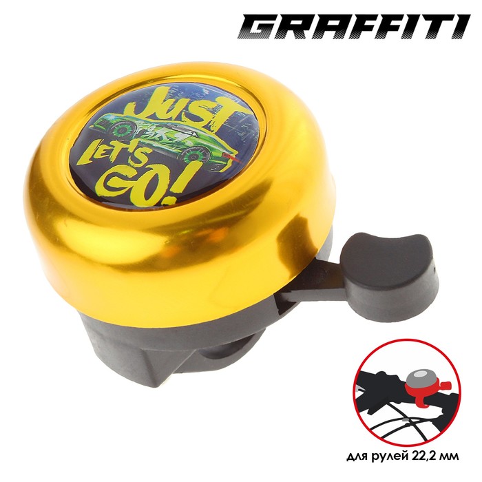 Звонок велосипедный Graffiti "Just let's go"
Звонок велосипедный Graffiti "Just let's go"