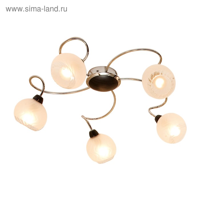 Люстра "Оскар" 5x60Вт E14 хром, венге 39x32x13,5см
Люстра "Оскар" 5x60Вт E14 хром, венге 39x32x13,5см