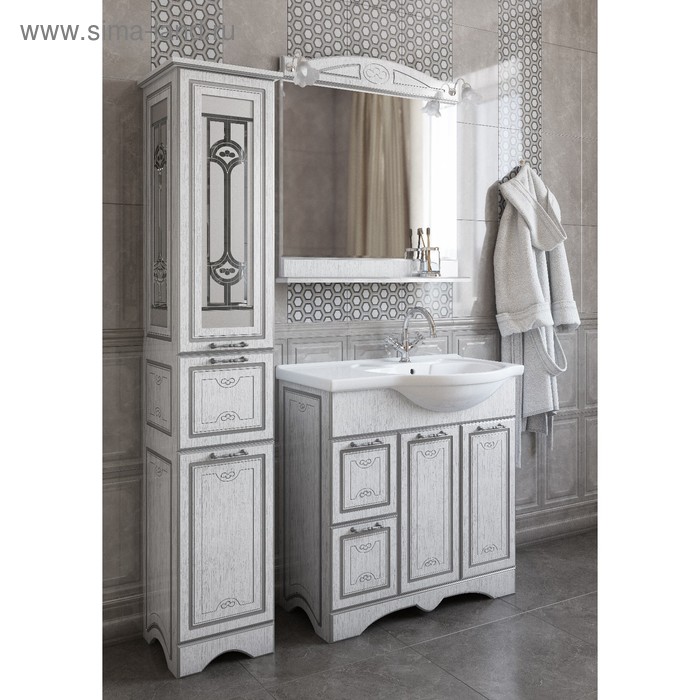 Пенал Адель белый/патина серебро, левый 34,8 см х 35,6 см х 181 см
Пенал Адель белый/патина серебро, левый 34,8 см х 35,6 см х 181 см