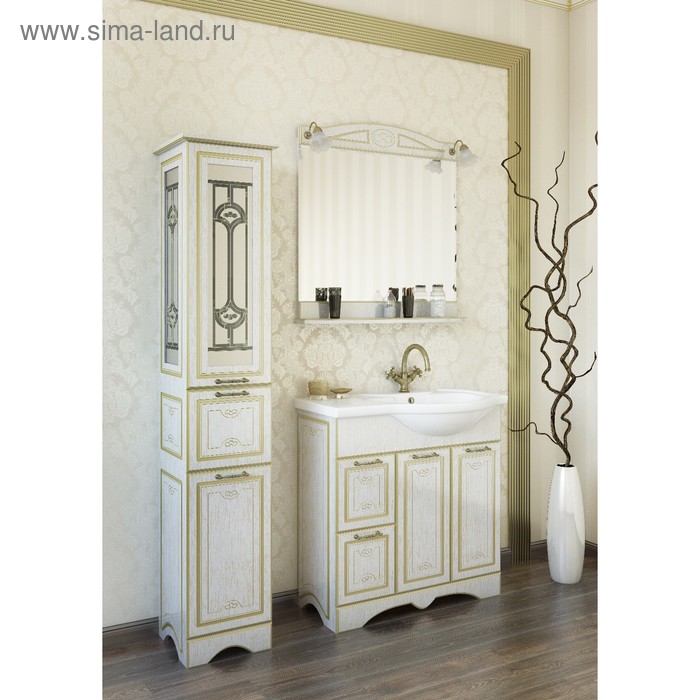 Пенал Адель белый/патина золото, левый 34,8 см х 35,6 см х 181 см
Пенал Адель белый/патина золото, левый 34,8 см х 35,6 см х 181 см