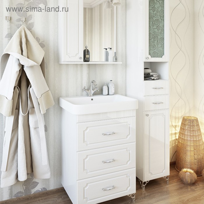 Шкаф-зеркало Ксения 60, левый
Шкаф-зеркало Ксения 60, левый