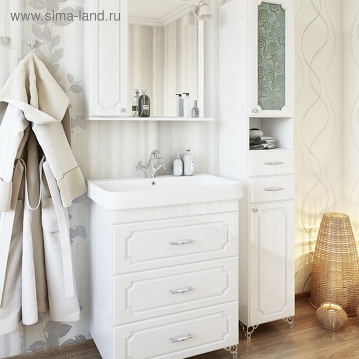 Шкаф-зеркало Ксения 70, левый
Шкаф-зеркало Ксения 70, левый