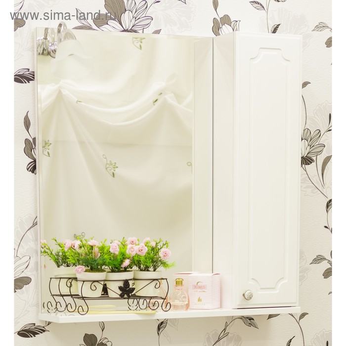 Шкаф-зеркало Ксения 70, правый
Шкаф-зеркало Ксения 70, правый