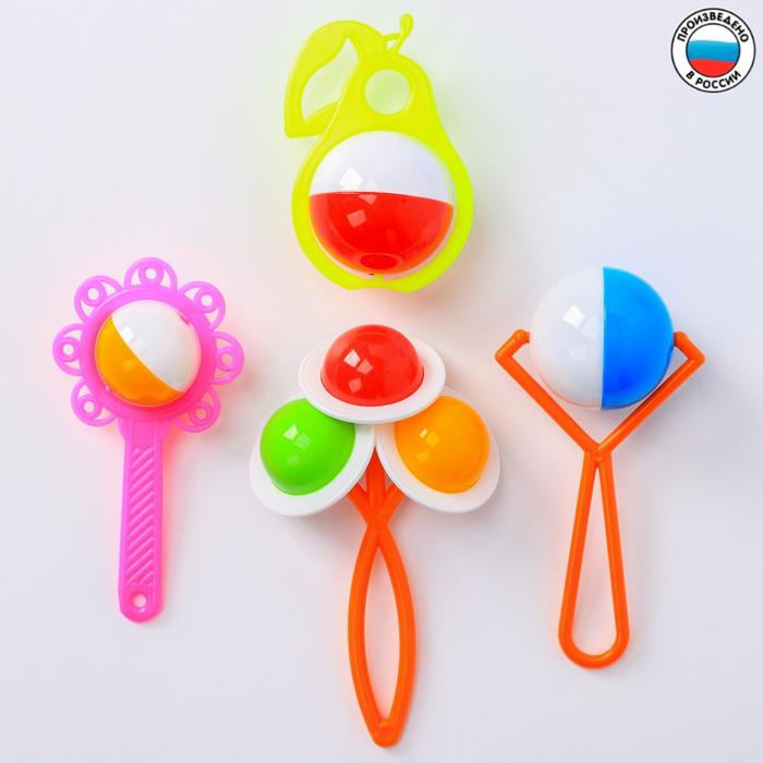 Набор погремушек «Летний сад», 4 шт., цвета МИКС
Набор погремушек «Летний сад», 4 шт., цвета МИКС