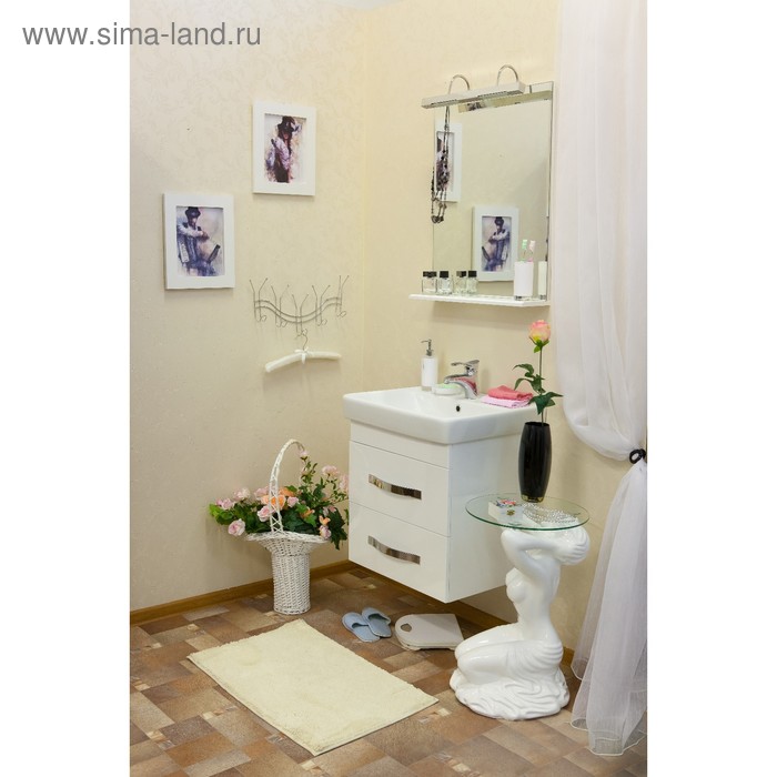 фото Тумба «одри 70» подвесная, с раковиной «тигода 70» sanflor